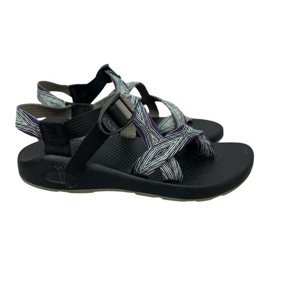 Chaco Women's Sandals - Black and Gray - Picture 1 of 14